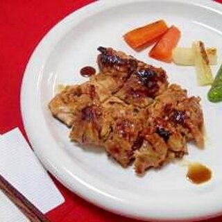 鶏の辛子照り焼き